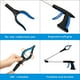 thumbnail image 4 of Collection Tools 81cm Object Grabber Rotating Flexible Foldable Retractable Metal for Disabled on Ground Garden Waste Extendable Clamp Blue, 4 of 5