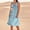 Multicolor#1, variant on Jesvior Cotton Linen Dresses for Women Solid Crew Neck Knee Length Sleeveless Floral Tshirt Dress Casual Loose Beach Vacation Clothes