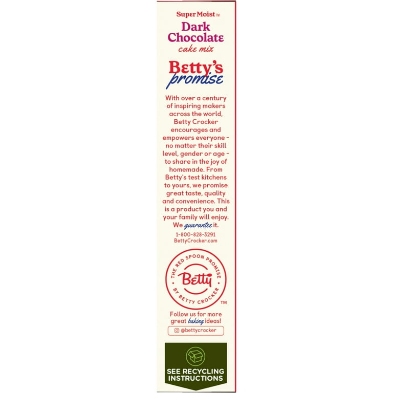Betty Exclusives Wednesday Super Moist Dark Chocolate Cake Mix