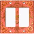 thumbnail image 6 of Metal Light Switch Plate Cover Elegant Red Crown Frame FRA017, 6 of 13
