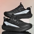 thumbnail image 3 of Men's Lace‑Up Athletic Running Sneakers, Mesh Upper Sports Footwear with Overlay Panels and Thick Contoured Midsole for Daily Workout and Walking, 3 of 7