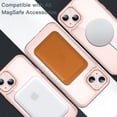 thumbnail image 2 of JETech Magnetic Case for iPhone 13 Mini 5.4-Inch Compatible with MagSafe Wireless Charging, Shockproof Phone Bumper Cover, Anti-Scratch Clear Back (Rose Gold), 2 of 7