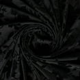 thumbnail image 2 of Zelouf Cece 2Tone Floral Burnout Velvet  , Sewing, DIY, Crafts Fabric by the Yard, Black/black, 20 Yard, 2 of 3