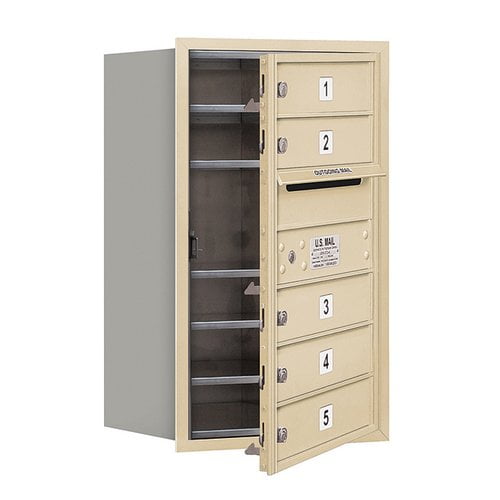 Salsbury Industries 4C Horizontal Mailbox 7-Door High Unit (27"), Single Column, 5... by Salsbury industries