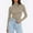 Khaki, variant on Joau Women's Turtleneck Long Sleeve Shirts Fall Winter Basic Layering Slim Fit Soft Stretchy Thermal Underwear Tops, S-5XL