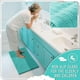 thumbnail image 5 of Alfombra de baño Yimobra, antideslizante, lavable, 60 x 43 cm, chenilla Lake Blue, 5 of 7