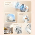 thumbnail image 6 of Coollooc Fans for Home Bedroom, Table Air Circulator Fan for Whole Room, 180° adjustable tilt, Quiet, 3 Speeds, Desk Fan for Office, Kitchen, Home, 6 of 8