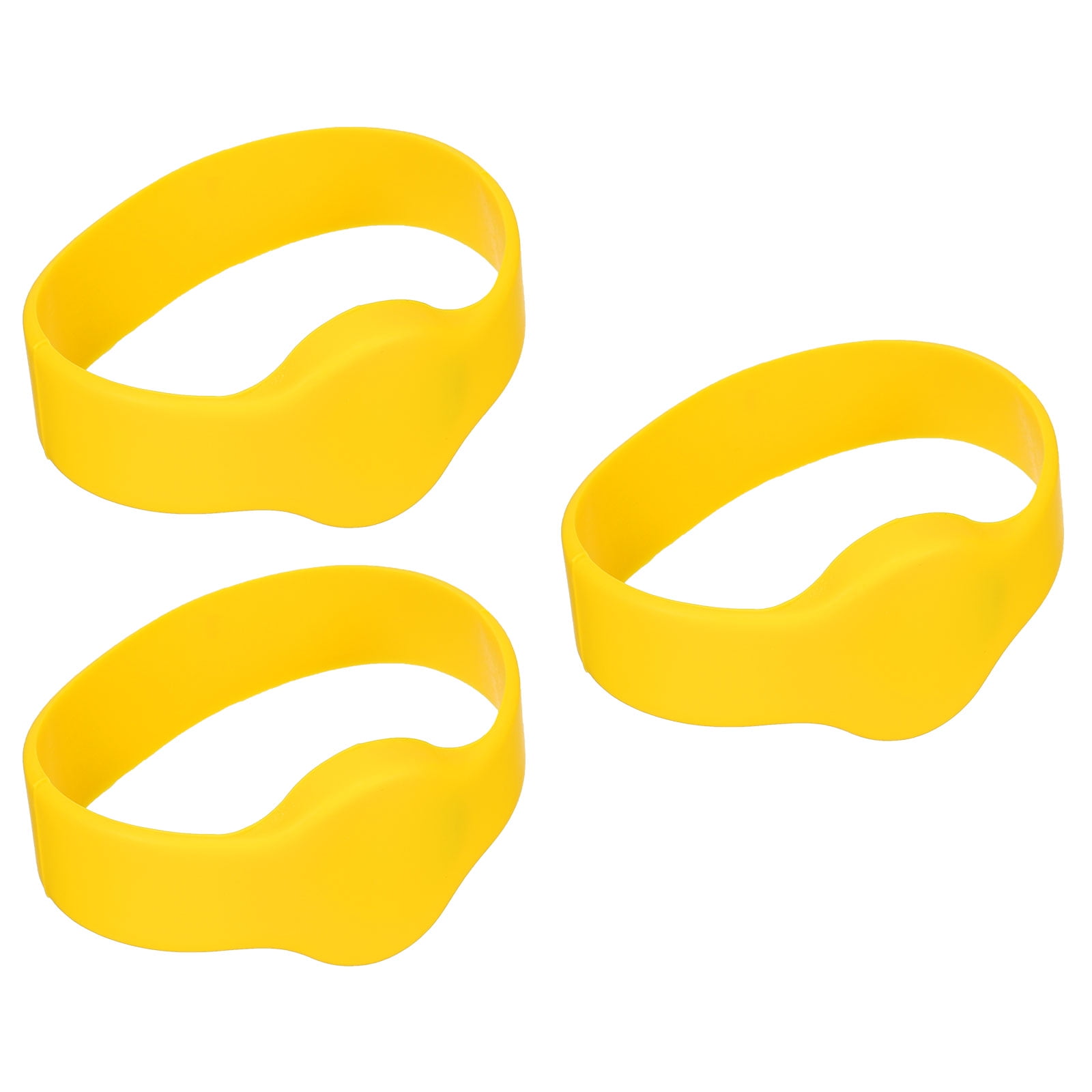 Unique Bargains 125KHz TK4100 Read Only ID Card Wristband RFID Proximity Tag, Yellow 3 Pack