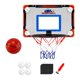 thumbnail image 1 of Aro de baloncesto,Aro de baloncesto de pared para niños,Aro de baloncesto plegable para puerta de habitación,Juguete de baloncesto con de baloncesto,Mini aro para colgar sobre Pequeño, 1 of 8