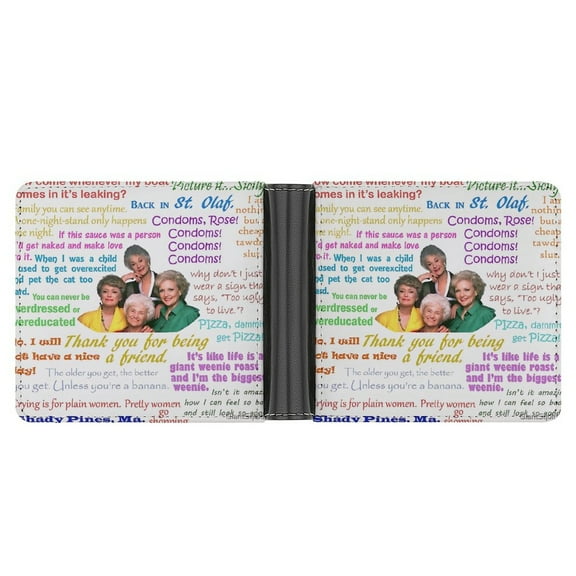 Golden Girls Wallet Pu Leather Wallet Bifold Wallet Slim Credit Card Holder for Women Men