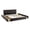 Dark Gray, variant on Hassch Platform Bed, King Size Modern Chenille Fabric Upholstered Grounded Bed Frame with Four Storage Drawers, Pink