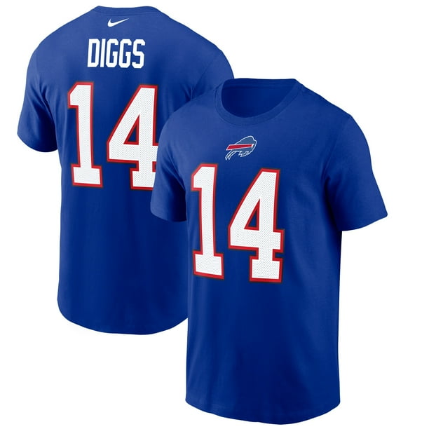 Men's Nike Stefon Diggs Royal Buffalo Bills Name & Number T-Shirt -