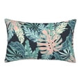 thumbnail image 3 of LNWH Rectangle Pillow Cover, Vintage Leaf Texture Art Pattern Cushion Covers Pillowcase for Couch Bedroom Sofa, 14"x20", 3 of 8