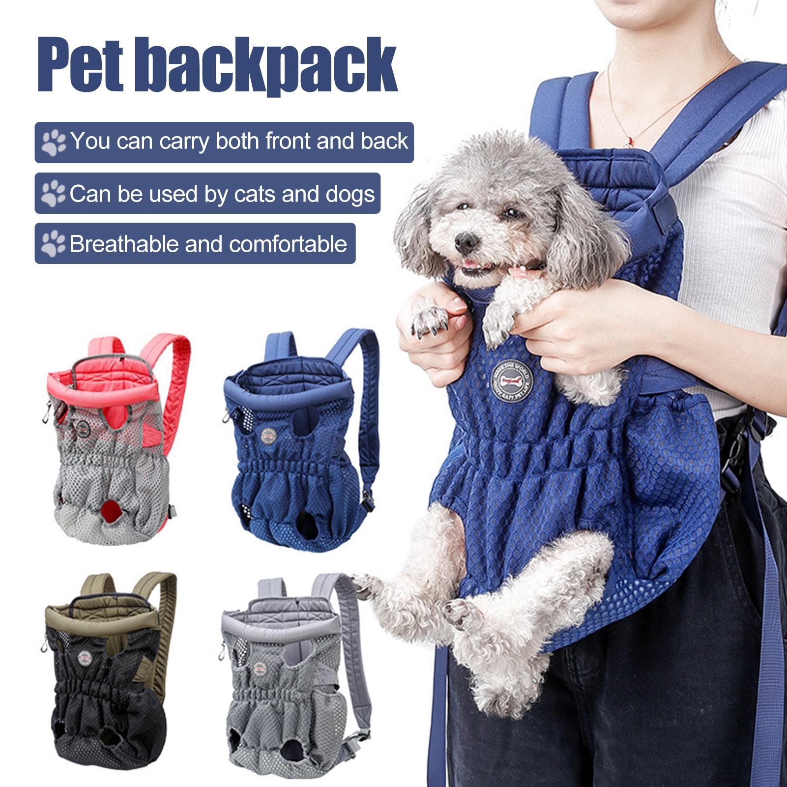 large dog back carrier