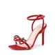 thumbnail image 1 of Sandalias con Lazo de Cristal para Mujer DREAM PAIRS, Satín Rojo, 1 of 7