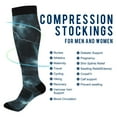 thumbnail image 2 of FORMRS Womens Knee High Socks Casual Long Thick Travel Daily Wear, 1 Pair, Lightning Pattern, 2 of 6