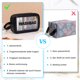 thumbnail image 2 of Bearachild Bolsa portátil de 2 piezas, bolsa de aseo impermeable portátil gruesa de gran capacidad con separación en seco y húmedo Juegos de accesorios de baño, 2 of 6