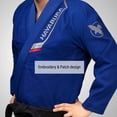 thumbnail image 5 of Hayabusa Ultra-Lightweight Pearlweave Jiu Jitsu Gi - Blue, A4, 5 of 6