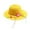 Yellow, variant on ZACPNCV Baby Country Straw Hat with Bow Kids Wide Brim Sun Cap UPF 50+ Breathable Fisherman Bucket Hat for Outdoor Protection Pink Free Size