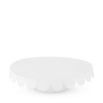 Twine White Stainless Steel Cake Stand - Food Service & Dessert Accessory, White