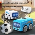 thumbnail image 2 of Magic Mini Rc Bus, 2026 New Intelligent Remote Control Gesture Sensing Car Vehicle for Adults, Automatic Avoidance Patrol Line Driving, Dynamic Expression Light Projection (Blue), 2 of 8