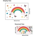 thumbnail image 2 of Pegatina de pared de arcoíris para niños, calcomanía artística de estrella para dormitorio infantil, decoración del hogar, 2 of 3