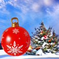 thumbnail image 4 of 60cm Inflatable Christmas Ball with Light Glow Giant Atmosphere Ball Home Garden, 4 of 8