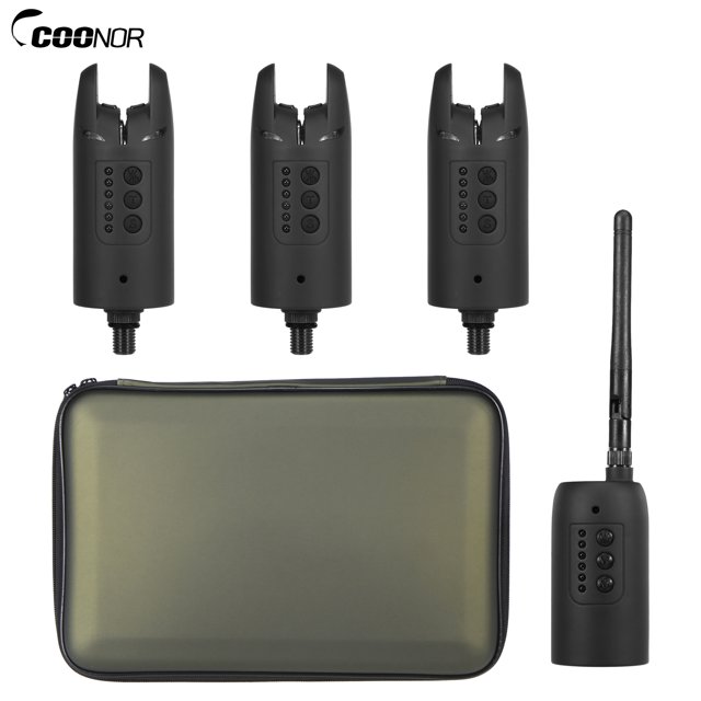 Juego de alarma de pesca digital inalámbrico Kit de alerta de sonido de mordedura de pesca