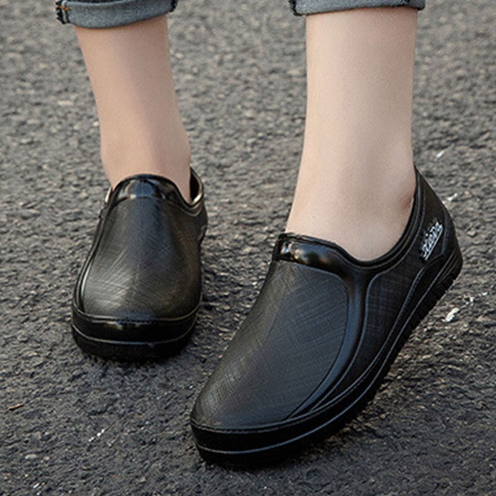 YLYL Women's Rain Boots PVC Rubber Waterproof Non Slip Comfortable Lightweight Outdoor Garden Shoes