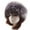 Gray, variant on Women's Faux Fur Hats Fluffy Furry Hat Russian Style Beret Hat Cover Round Hollow Out Top Hat for Party Autumn Winter Protection Cap