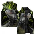 thumbnail image 3 of Chaleco con estampado de dragón personalizado, cómodo y cálido, moderno y versátil, chalecos deportivos de ocio para hombres, chalecos para hombres, ropa para hombres, 3 of 5