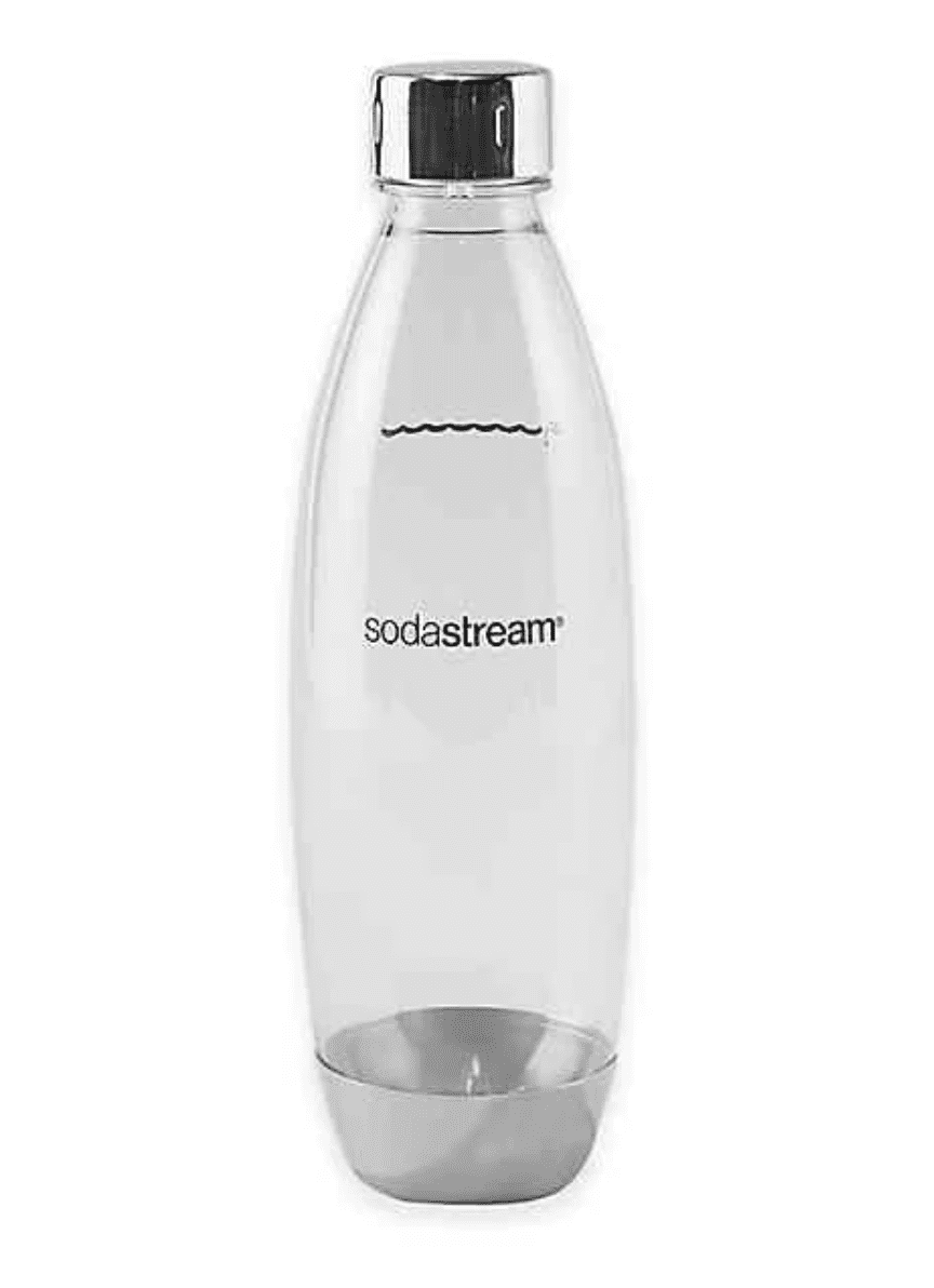 1pk Sodastream 1 Liter Slim Bottle Stainless Steel 7457