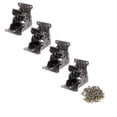 thumbnail image 1 of HUASHENG Folding Brackets Lock Extension Support Bracket Foldable Hinges With Screws For Table Bed Leg Feet, 1 of 4