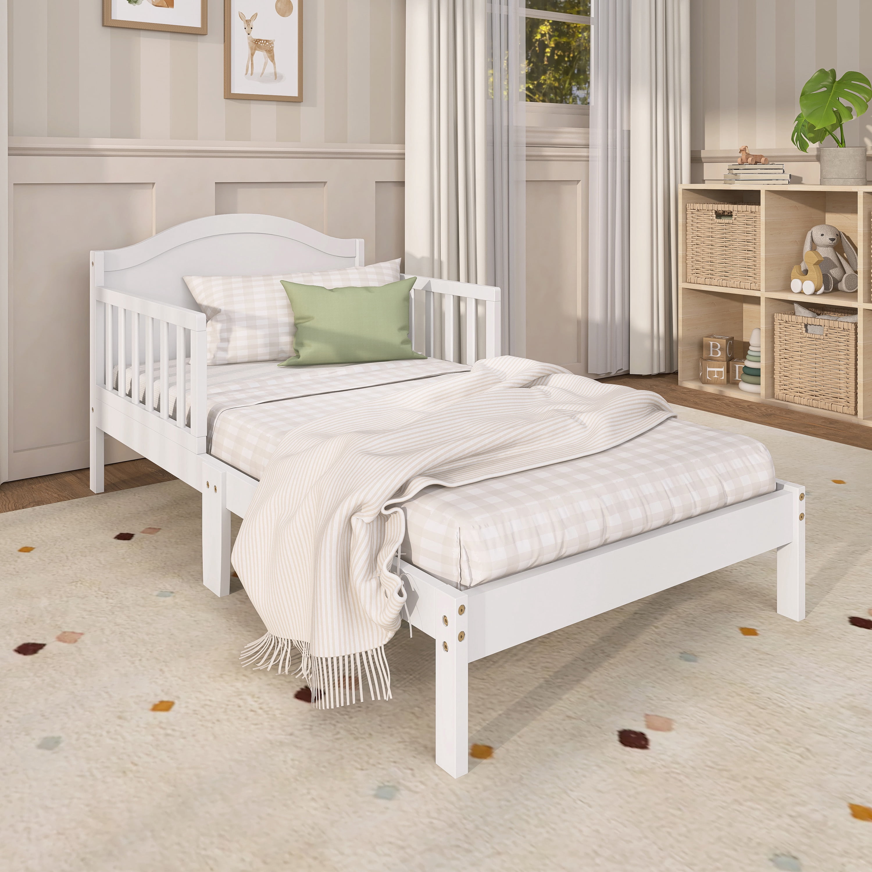 Dream on Me Sydney Toddler Bed, White