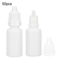 thumbnail image 2 of Botella Comprimible, Práctica Y Conveniente Botella Vacía De Líquido Para Ojos De 50 Piezas Portátil Para El Hogar Para Exteriores YLSHRF Blanco, 2 of 8