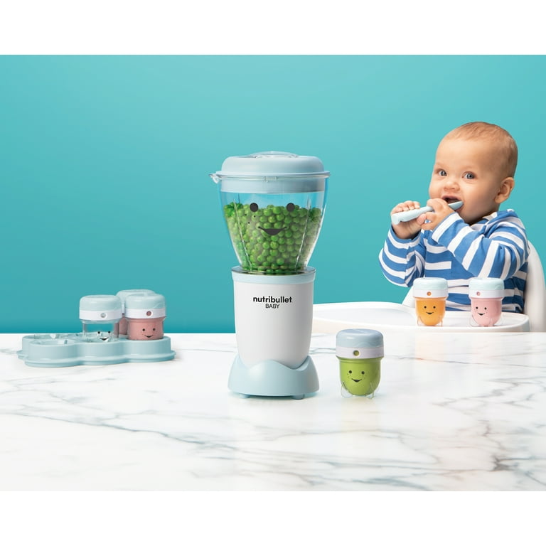 NutriBullet Baby 12 oz. Single Speed White Blender with 32 oz. Batch Bowl  and Lid NBY-50100 - The Home Depot