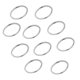 thumbnail image 1 of 10 unids / set 3 x 25mm pulido de precisión sin soldadura 304 correas de acero inoxidable con flejes s redondos para kayak canoa Baoblaze Anillo O de acero inoxidable, 1 of 6