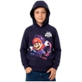 thumbnail image 2 of The Super Mario Galaxy Movie Hoodie Navy Sizes 6-14, 2 of 7