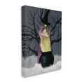 thumbnail image 2 of Witch Stirring Smokey Cauldron Spooky Halloween Night Fairy Tales & Fantasy Painting Gallery-Wrapped Canvas Print Wall Art, 2 of 5