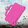 thumbnail image 3 of Dteck for Samsung Galaxy Tab A8 10.5 Inch 2022 (SM-X200/X205/X207) Kids Case,Lightweight EVA+PC Kid Friendly Shockproof Stand Handle Protective Case,Rose, 3 of 6