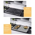 thumbnail image 2 of Large Induction Cooktop Protector Mat Black White Stove Top Covers for Electric Stove, Modern Abstract Art Farmhouse Decorative Stove Burner Cover Mats, Glass Top Stove Cover, 2 of 7