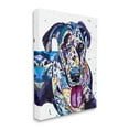 thumbnail image 3 of Stupell Abstract Dog Modern Pet Portrait Animals & Insects Painting Gallery Wrapped Canvas Print Wall Art, 3 of 5