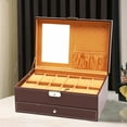 thumbnail image 2 of Watch Box, 12 Slots MDF Leather Watch Case Organizer Jewelry Display Drawer,Gift, 2 of 8