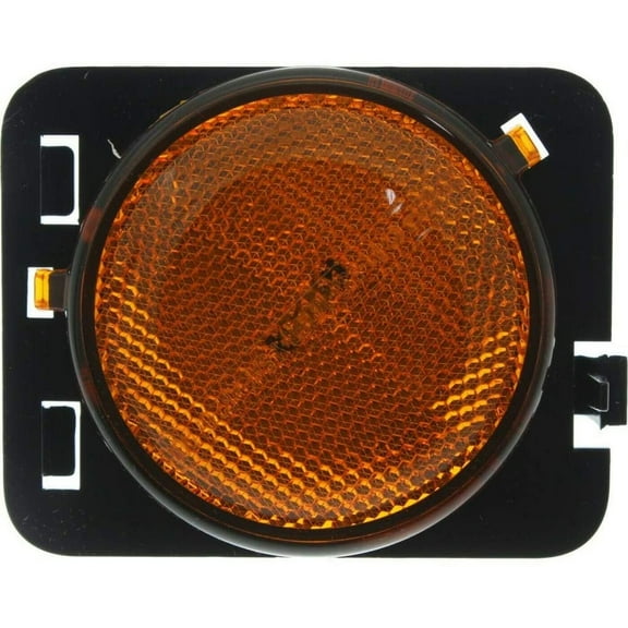 For Jeep Wrangler 2007-2017 Side Marker Light Assembly Passenger Side w/Bulbs Replaces CH2551127 CAPA Certified