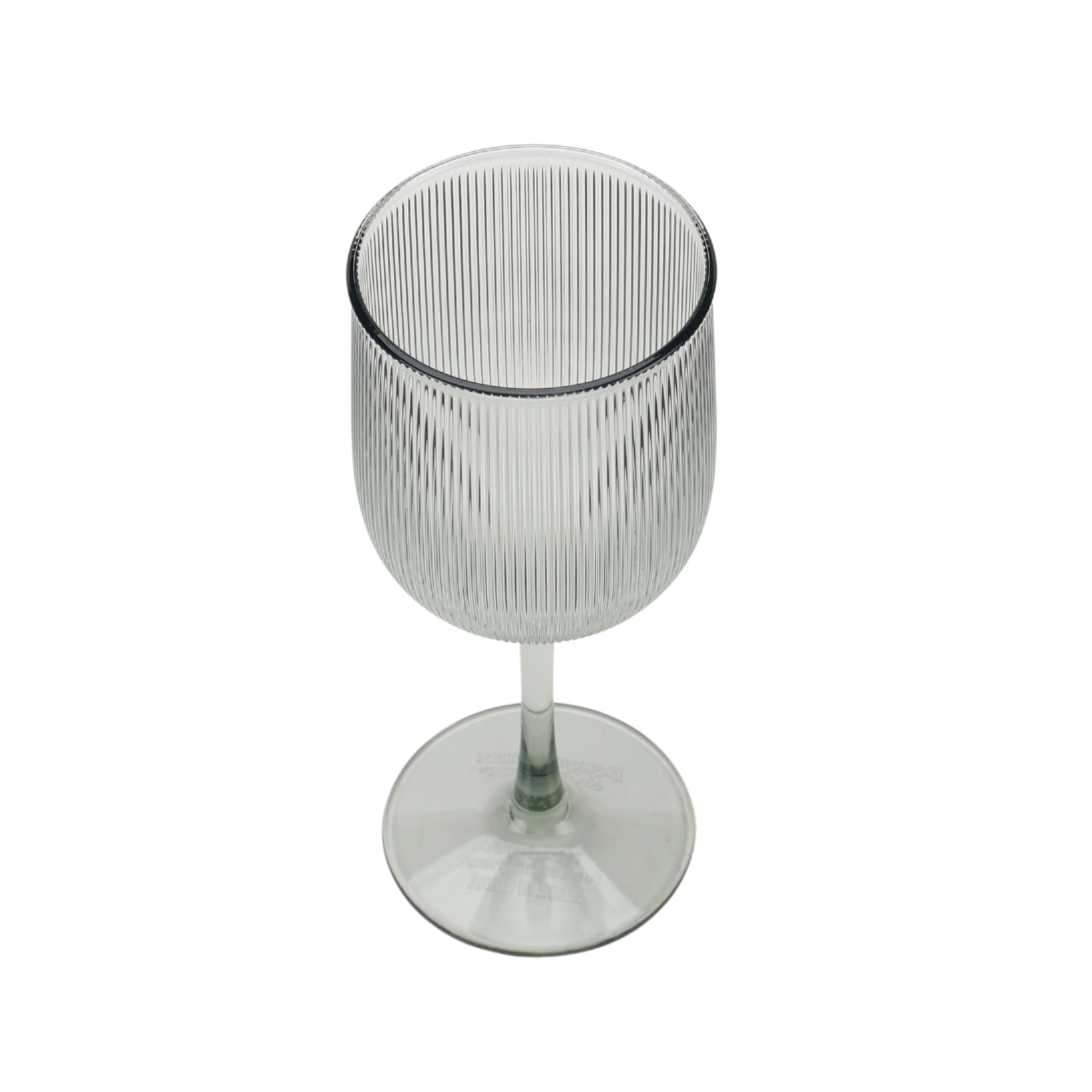 Better Homes & Gardens 4-Piece Green Ribbed Tritan Wine Glass Set