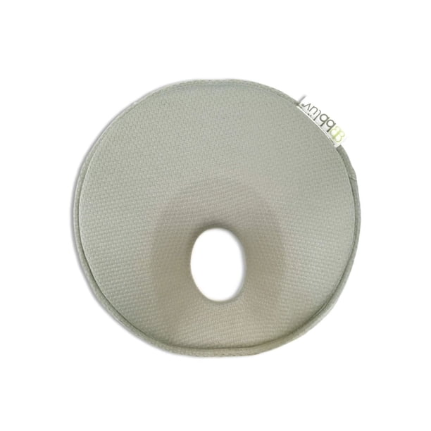 Almohada para bebés Bblüv Pilö, reposacabezas ergonómico, color gris