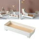 thumbnail image 2 of ABS Bandeja De Almacenamiento Decoración Exhibición Almacenamiento Moderno Para Encimera Escritorio Hogar Rectangular Blanco SM SunniMix Bandeja de almacenamiento, 2 of 8