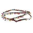 thumbnail image 4 of 1 Yard Polyester National Style Ball Bobble Tassel Jacquard Ribbon - White, 4 of 6