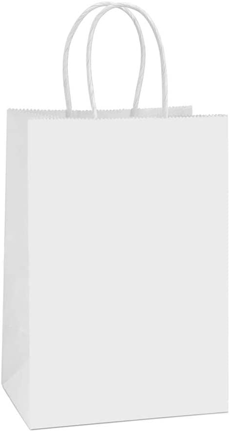 silver gift bags bulk