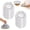 20pcs, variant on 20/40/50/100 Pcs Aluminum Foil Heat Retaining Covers, Reusable Aluminum Foil Food Covers with Elastic Band, Various Dish Shapes, Oil-Resistant Easy to Clean for Kitchen, Picnic (20pcs)